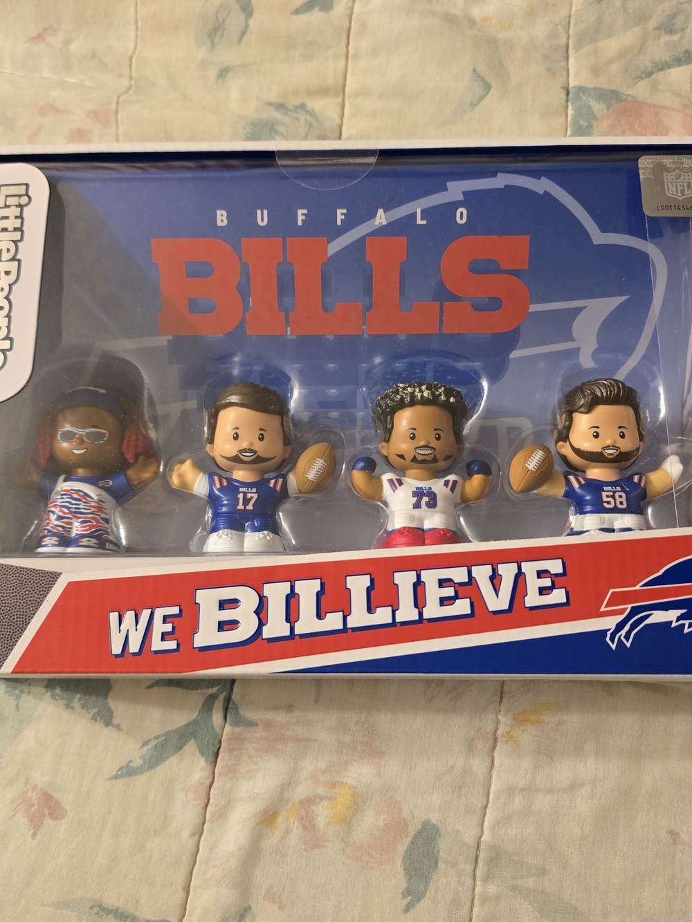 Buffalo Bills We Billieve Little People Collector NEW